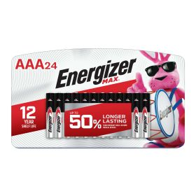 Energizer MAX AAA Batteries (24 Pack), Triple A Alkaline Batteries