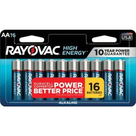 Rayovac High Energy AA Batteries (16 Pack), Double A Batteries