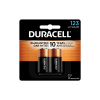 Duracell 123 High Performance 3V Lithium Battery, 2 Pack