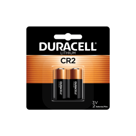 Duracell CR2 High Performance 3V Lithium Battery, 2 Pack, Long-Lasting