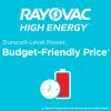 Rayovac High Energy AA Batteries (36 Pack), Double A Batteries