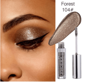 PHOERA Magnificent Metals Glitter and Glow Liquid Eyeshadow 12 Colors (Option: Forest)